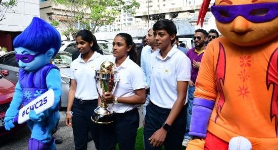 Women’s World Cup Trophy Lands in CMB With Style